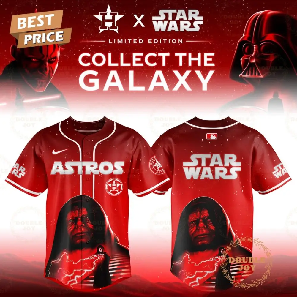 Houston Astros X Star Wars Emperor Palpatine Limited Editions 2025 Baseball Jersey