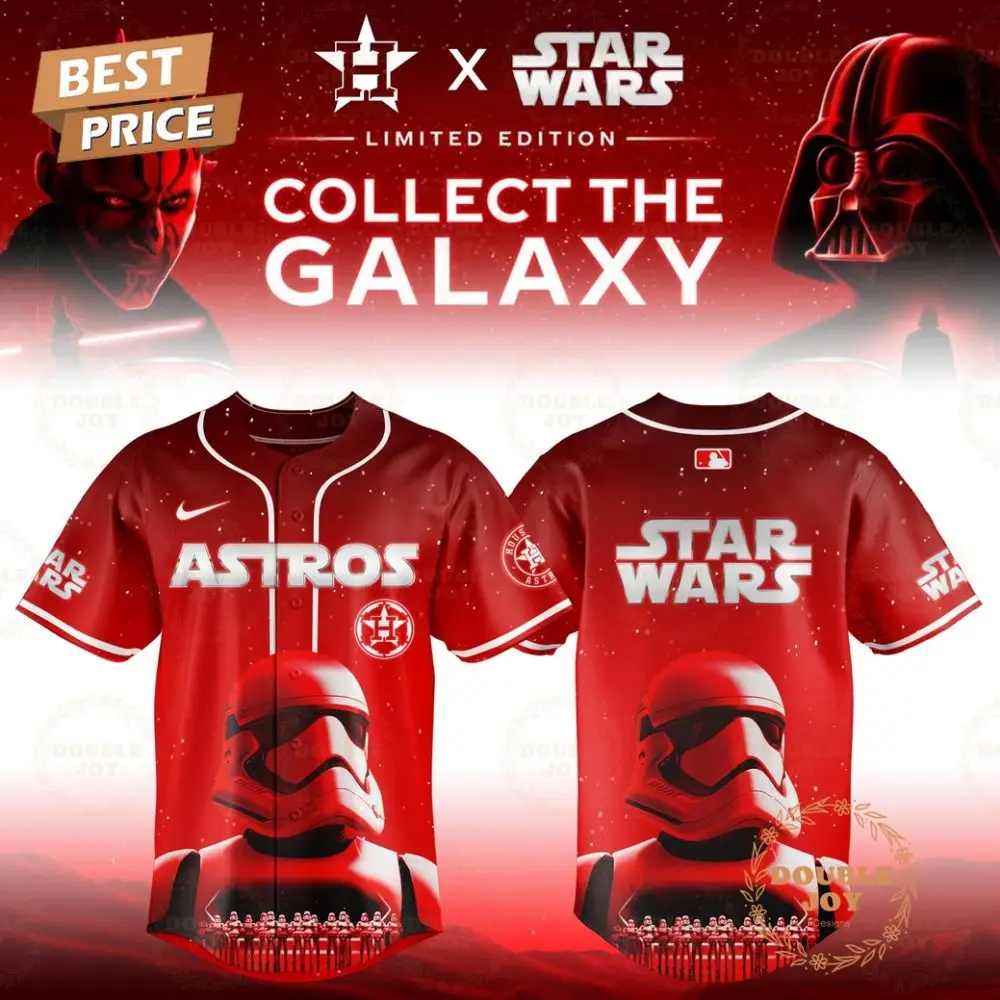 Houston Astros X Star Wars First Order Stormtroopers Limited Editions 2025 Baseball Jersey