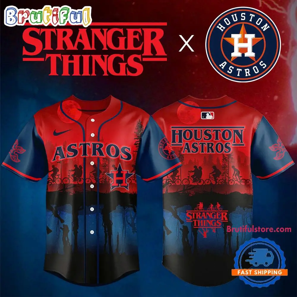 Houston Astros x Stranger Things Game 2025 Jersey Shirt