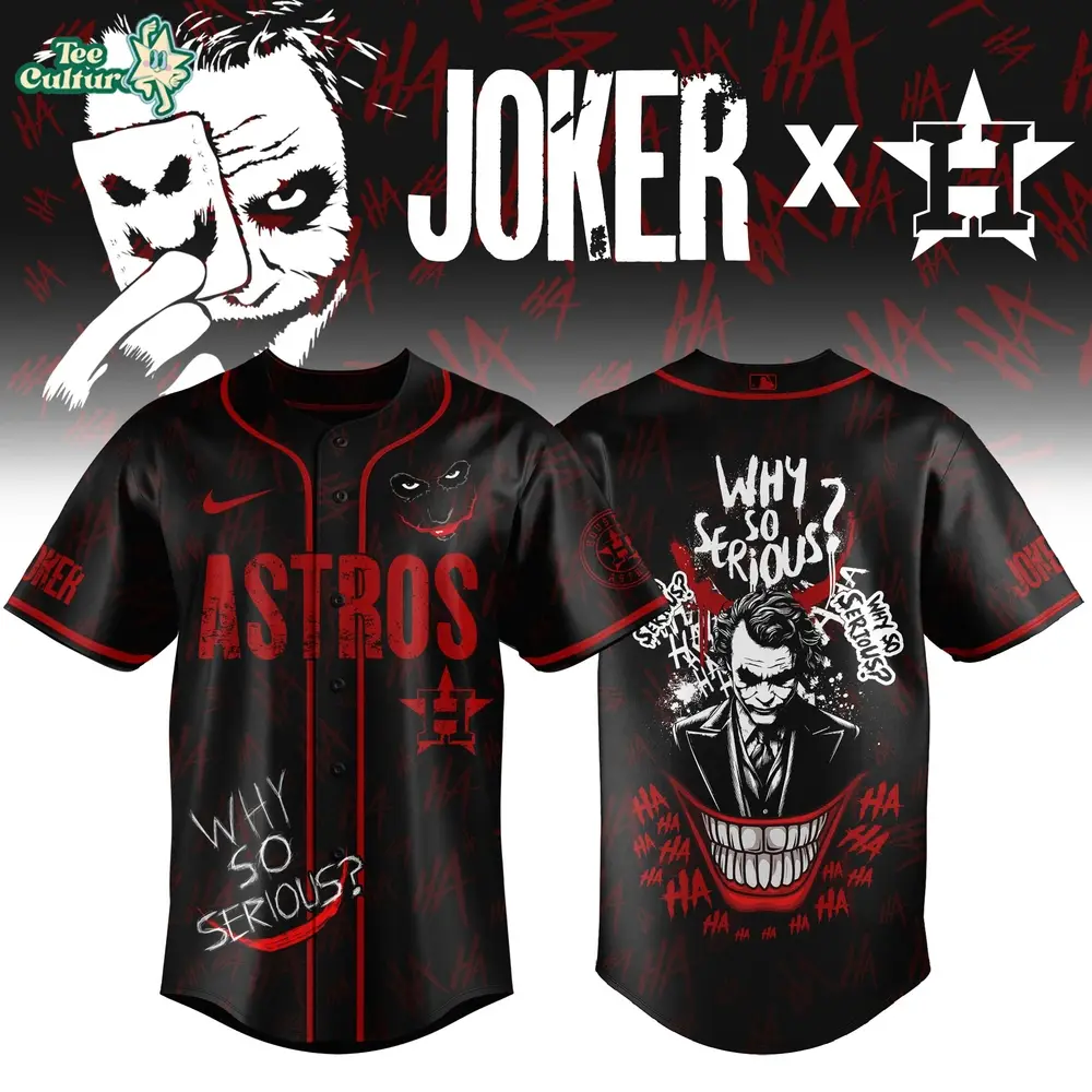 Houston Astros x The Joker 2026 Special Villain Edition Jersey
