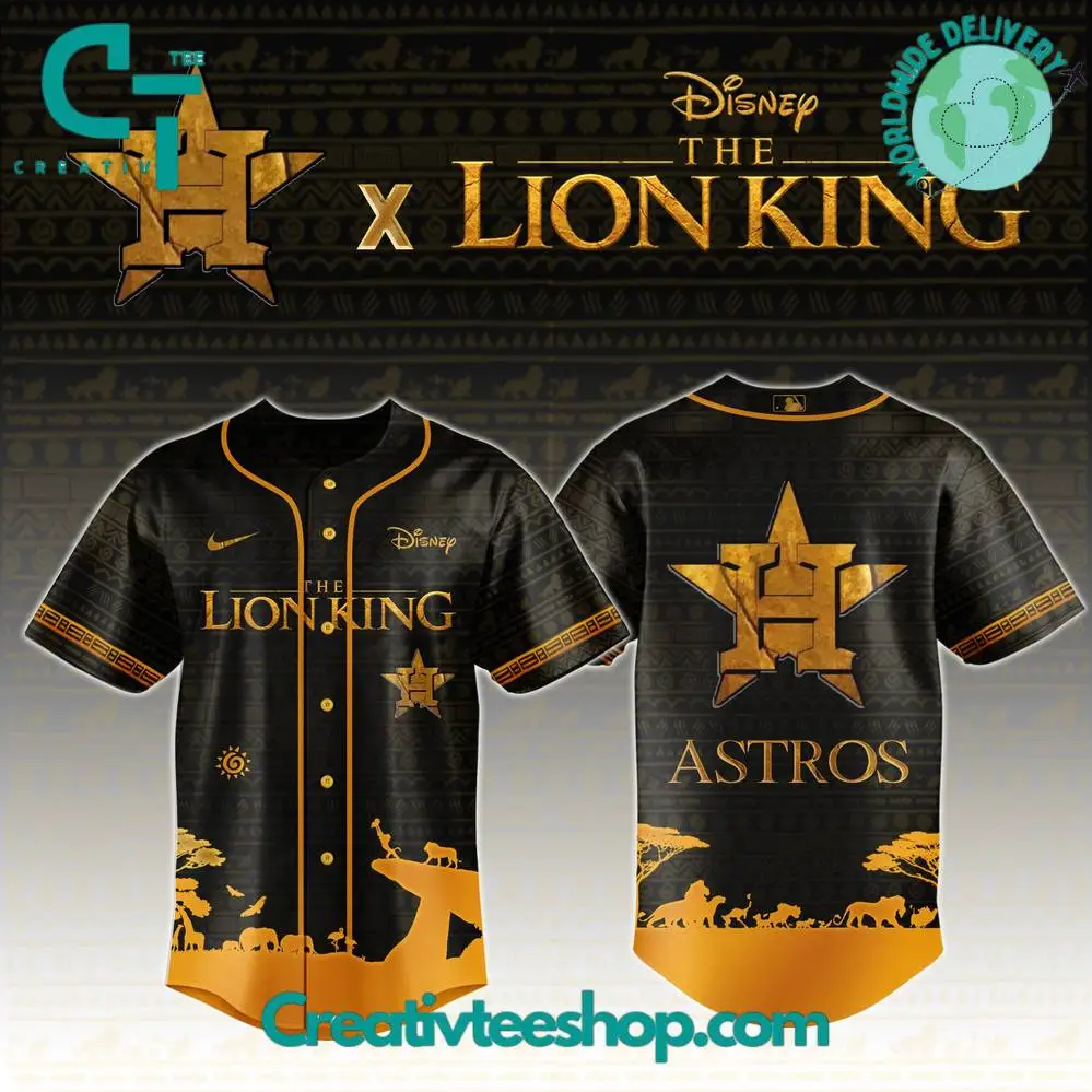 Houston Astros X The Lion King Limited Edition Baseball Jersey