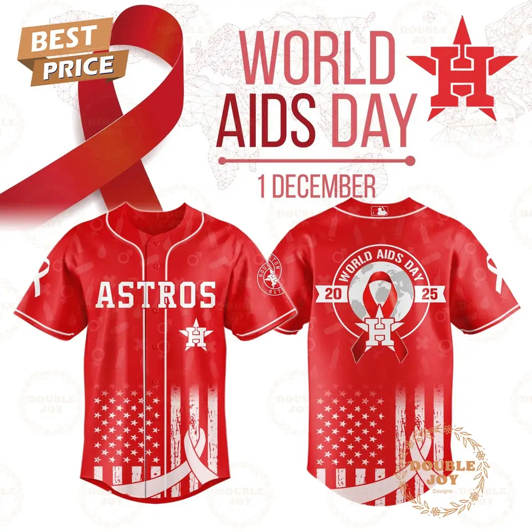 Houston Astros x WORLD AIDS DAY Special Edition Baseball Jersey