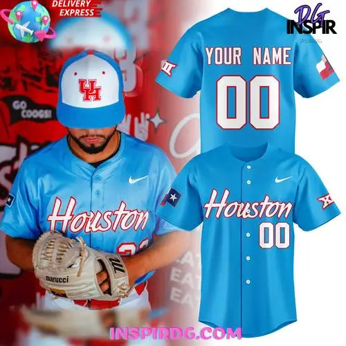 Houston Cougars Baseball 2025 City Connect Limited Baseball Jersey