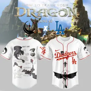 How To Train Your Dragon X La Dodgers Limited Edition Jersey – Fantasy Meets Sports Style How To Train Your Dragon X La Dodgers Limited Edition Jersey – Fantasy Meets Sports Style - Image 1
