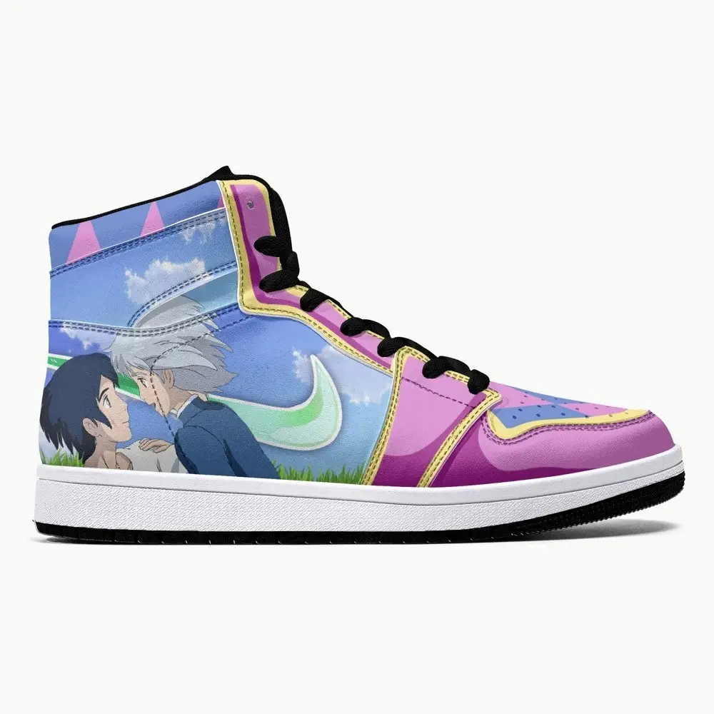 Howl And Sophie Howl's Moving Castle JD1 High Top Shoes