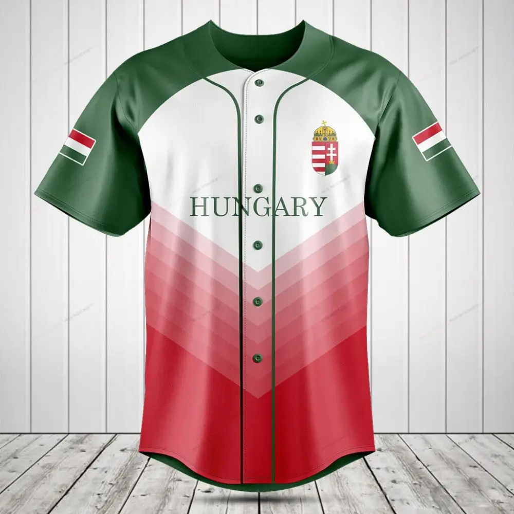 Hungary Baseball Jersey - Stylish National Team Fan Apparel For Sports Enthusiasts Hungary Baseball Jersey - Stylish National Team Fan Apparel For Sports Enthusiasts - Image 1
