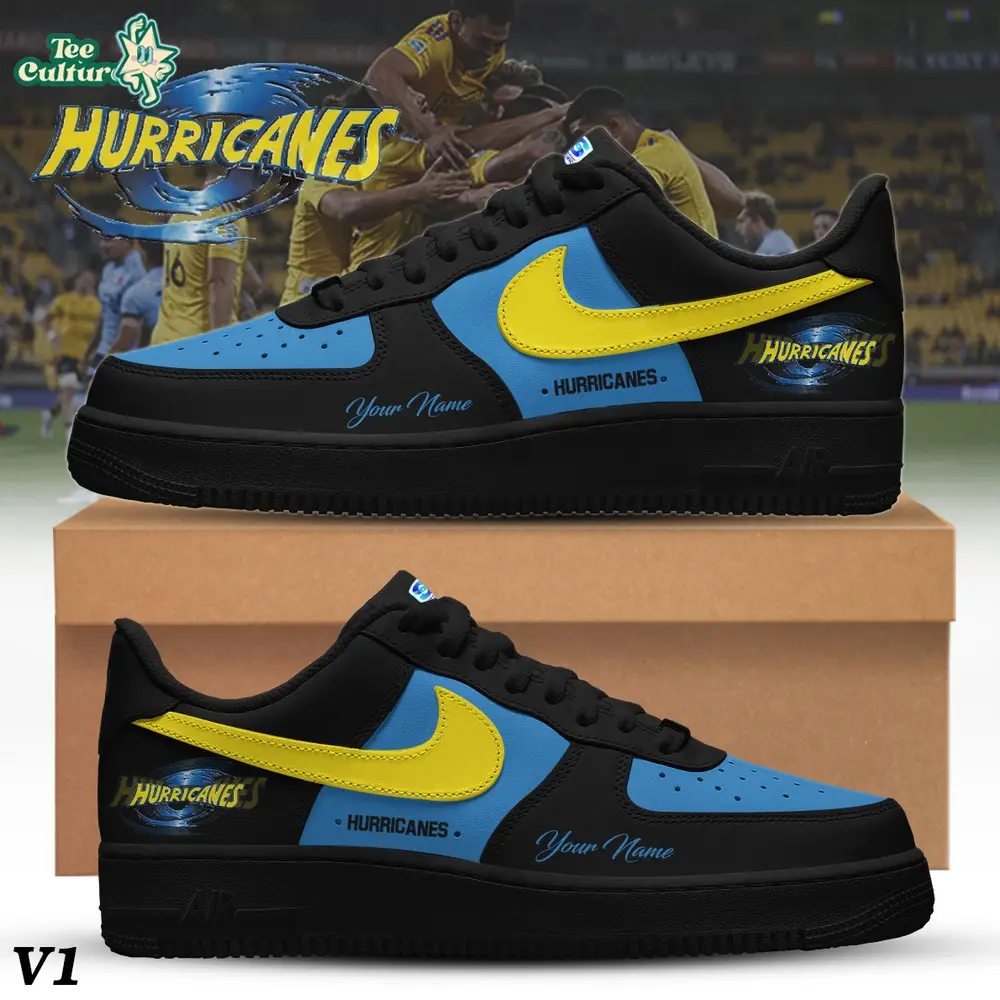 Hurricanes Custom Low Top Sneakers Rugby Supporter Edition