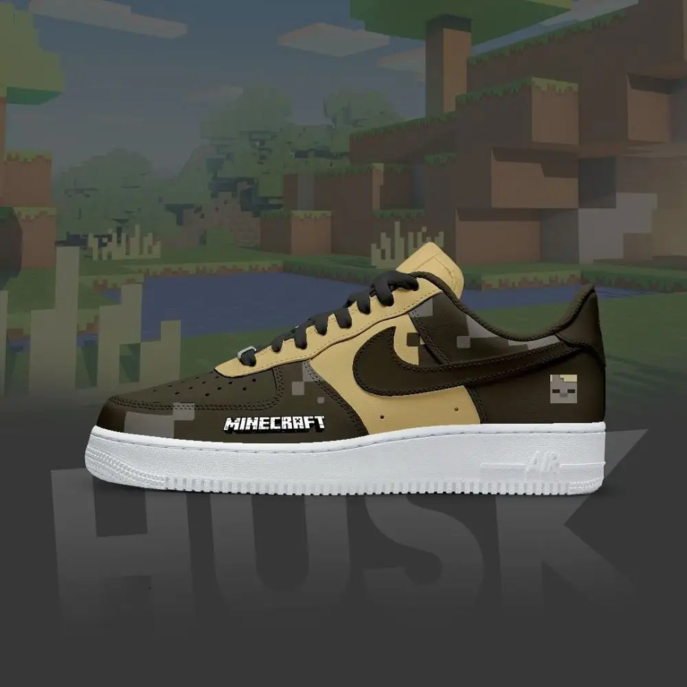 Husk Minecraft AF1 Shoes