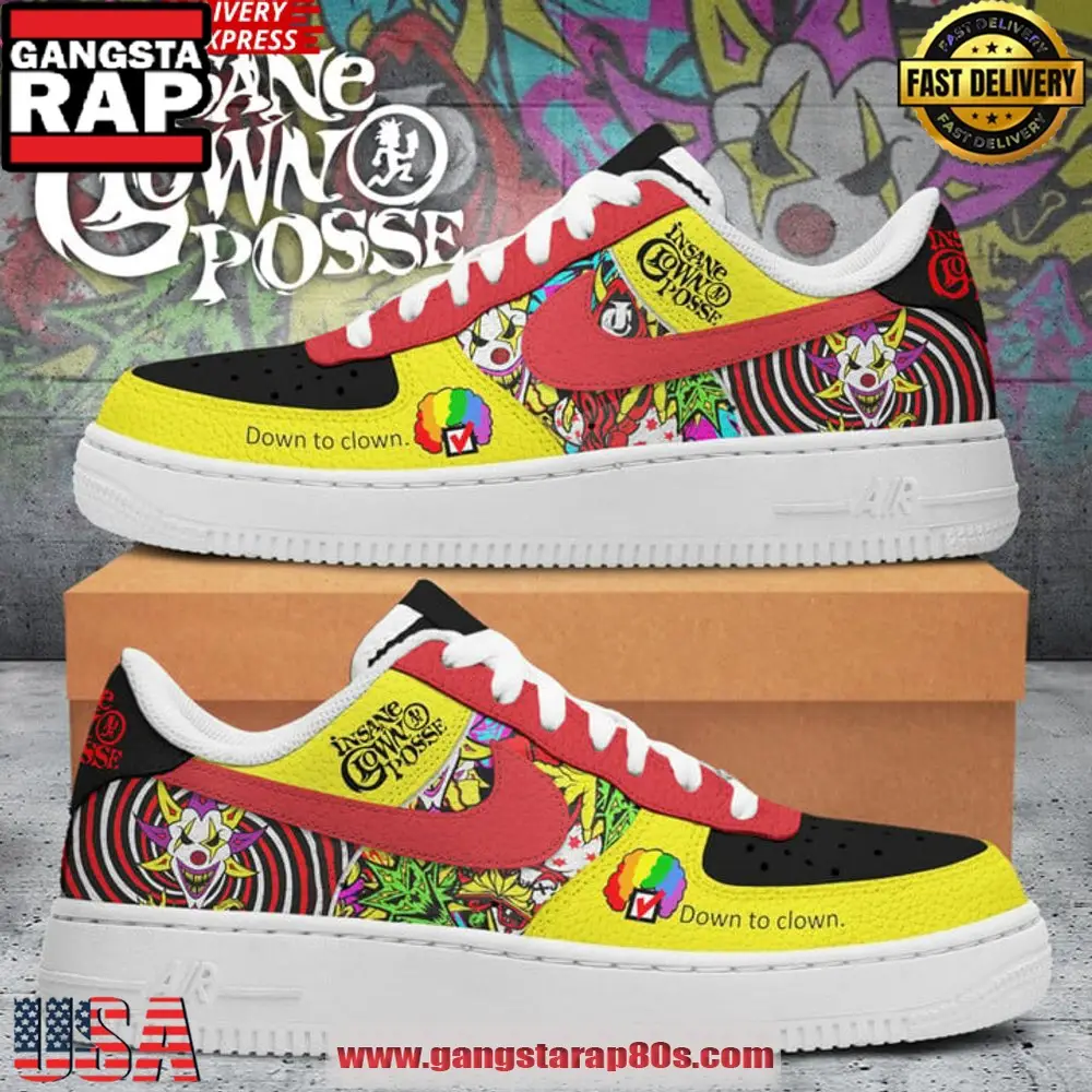 Insane Clown Posse Air Force 1 Sneaker Running Sneakers Shoes