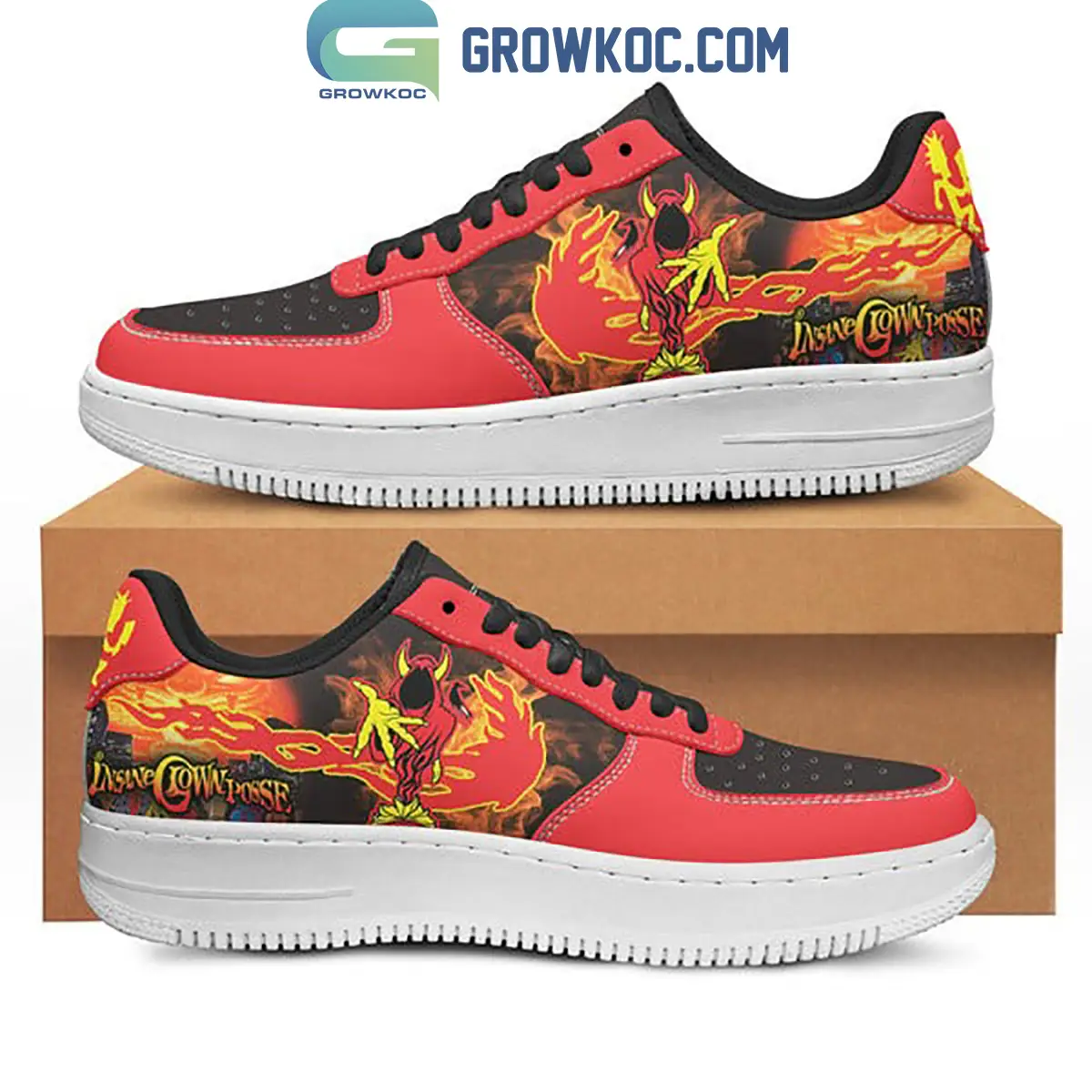 Insane Clown Posse Riddle Box Fan Air Force 1 Shoes