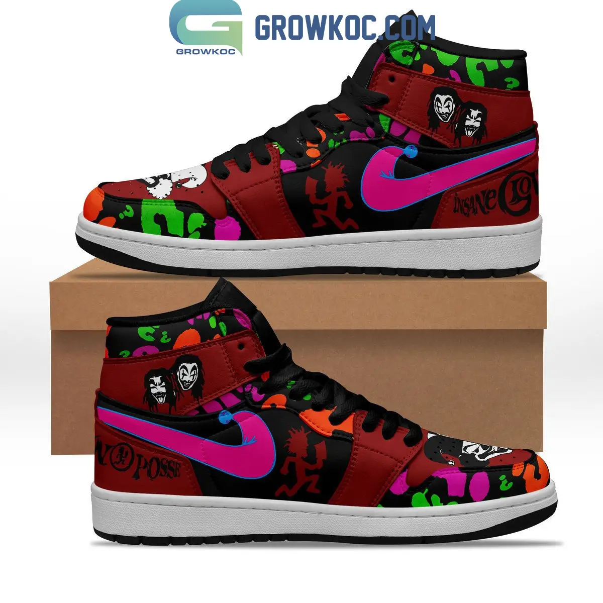 Insane Clown Posse The Neden Game Fan Air Jordan 1 Shoes