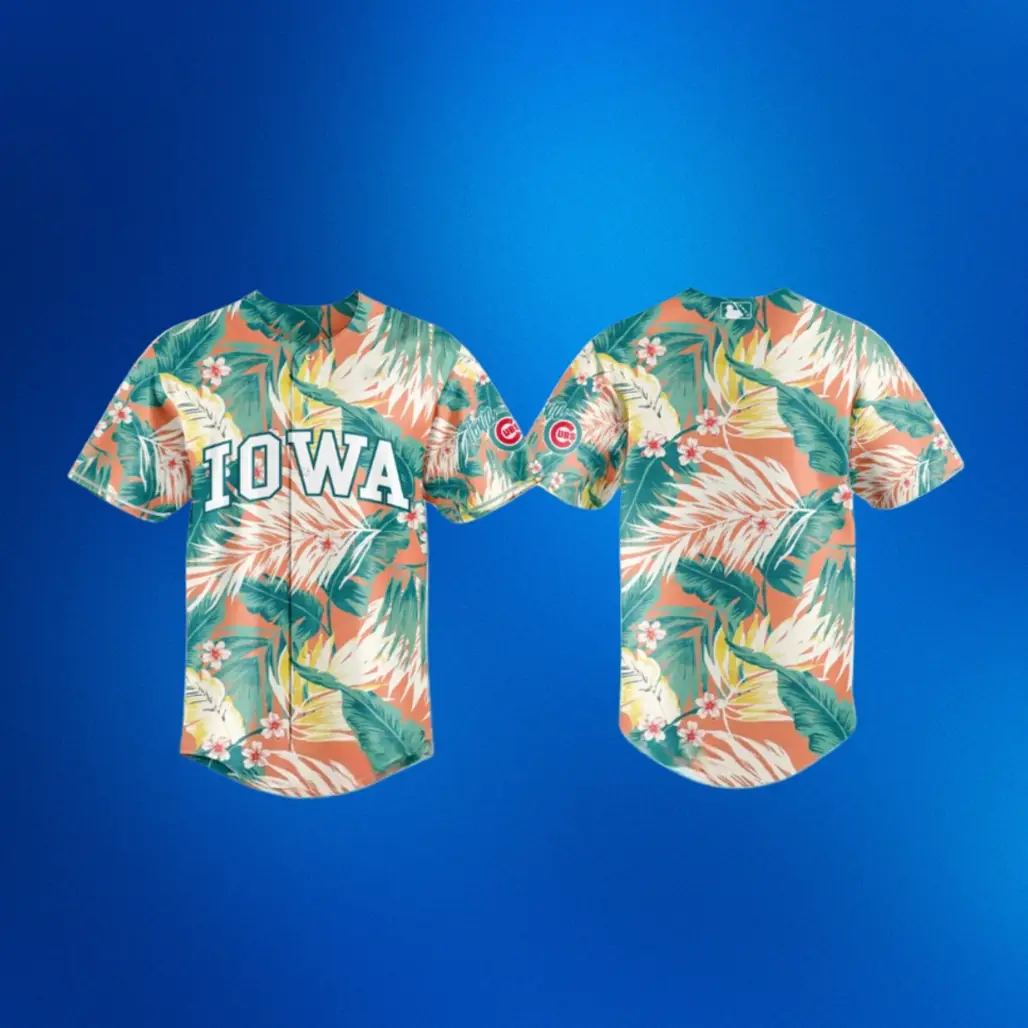 Iowa Cubs Margaritaville Hawaiian Night 2026 Baseball Jersey - Tazila