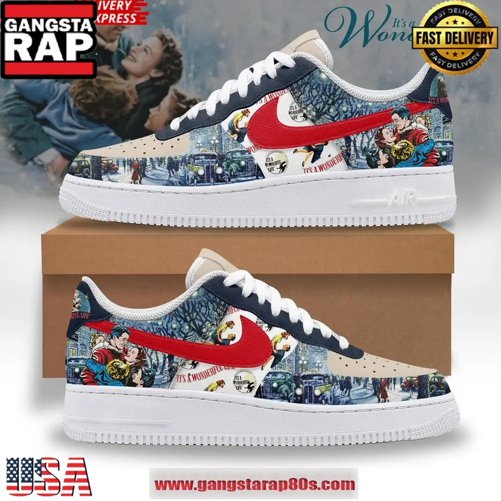 It’s a Wonderful Life Limited Edition Air Force 1 Running Sneakers