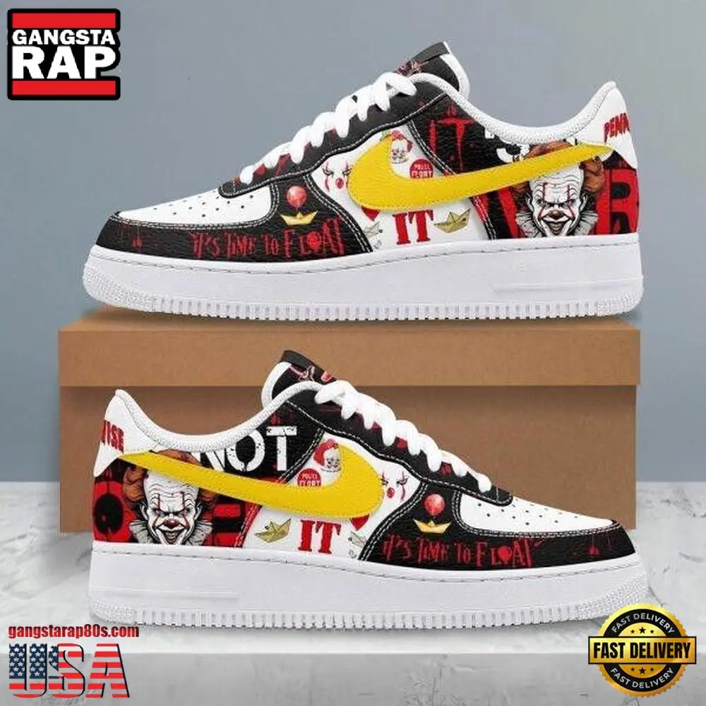 IT It’s Time To Float Air Force 1 Shoes Sneakers IT It’s Time To Float Air Force 1 Shoes Sneakers - Image 1