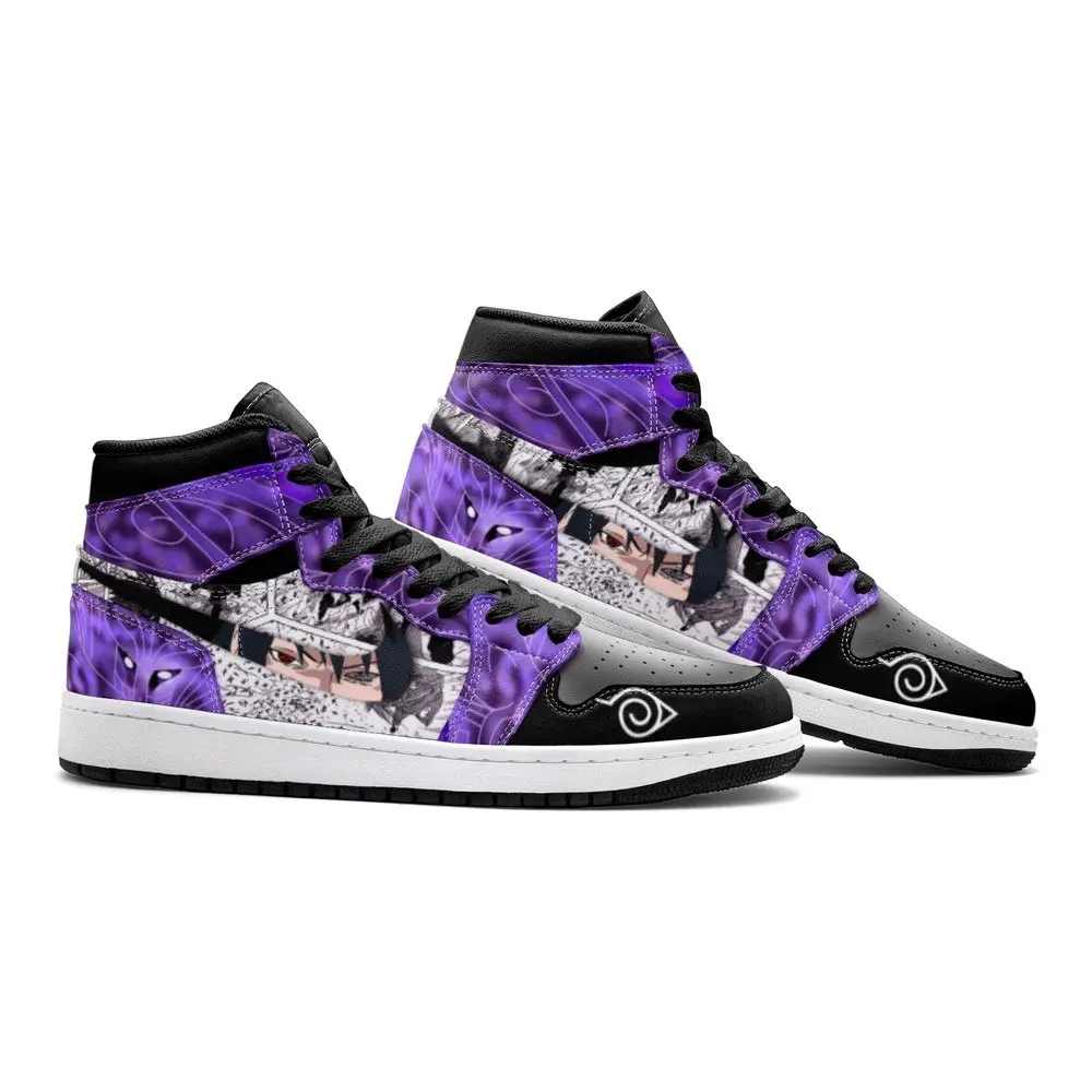 Itachi And Sasuke Clan Susano Ninja J1 High Top Shoes