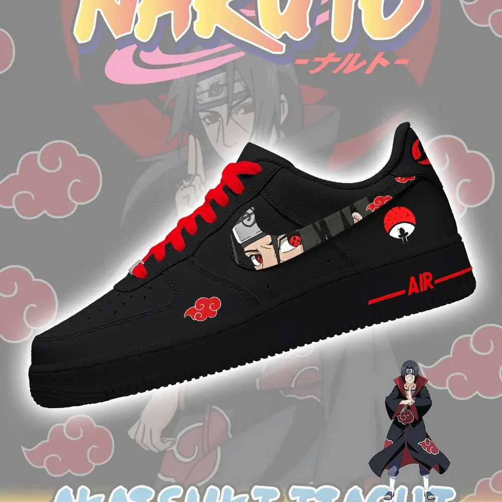 Itachi Uchiha No.4 Akatsuki AF1 Shoes
