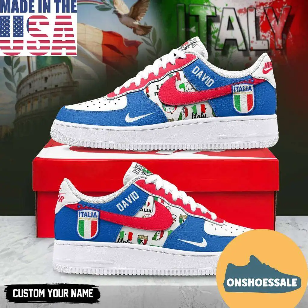 Italia FIFA World Cup 2026 Air Force 1 Shoes, Gifts for Fans - Best Gift Shoes