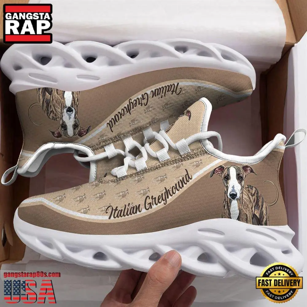 Italian Greyhound Dogs Lover Max Soul Shoes, Running Sneakers