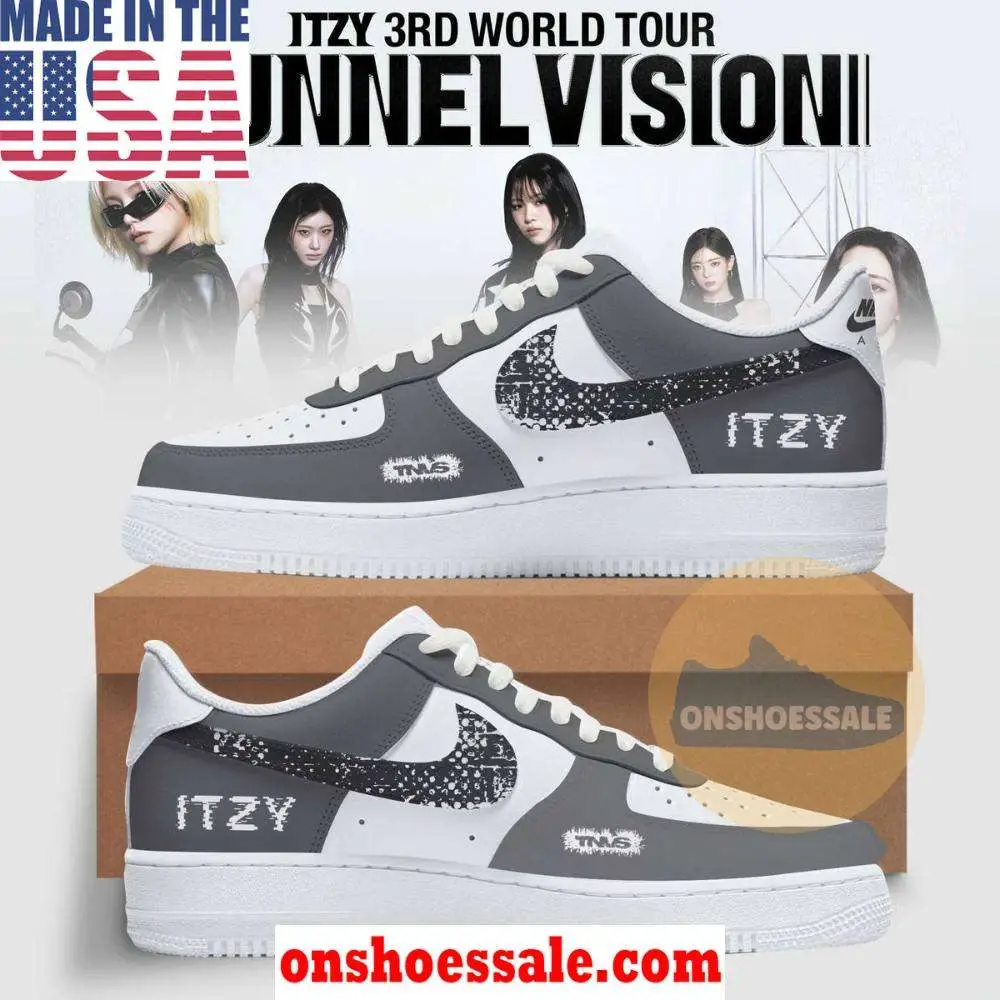 Itzy 3rd World Tour Tunnel Vision Air Force 1 Shoes, Gift For Fans - Best Gift Shoes