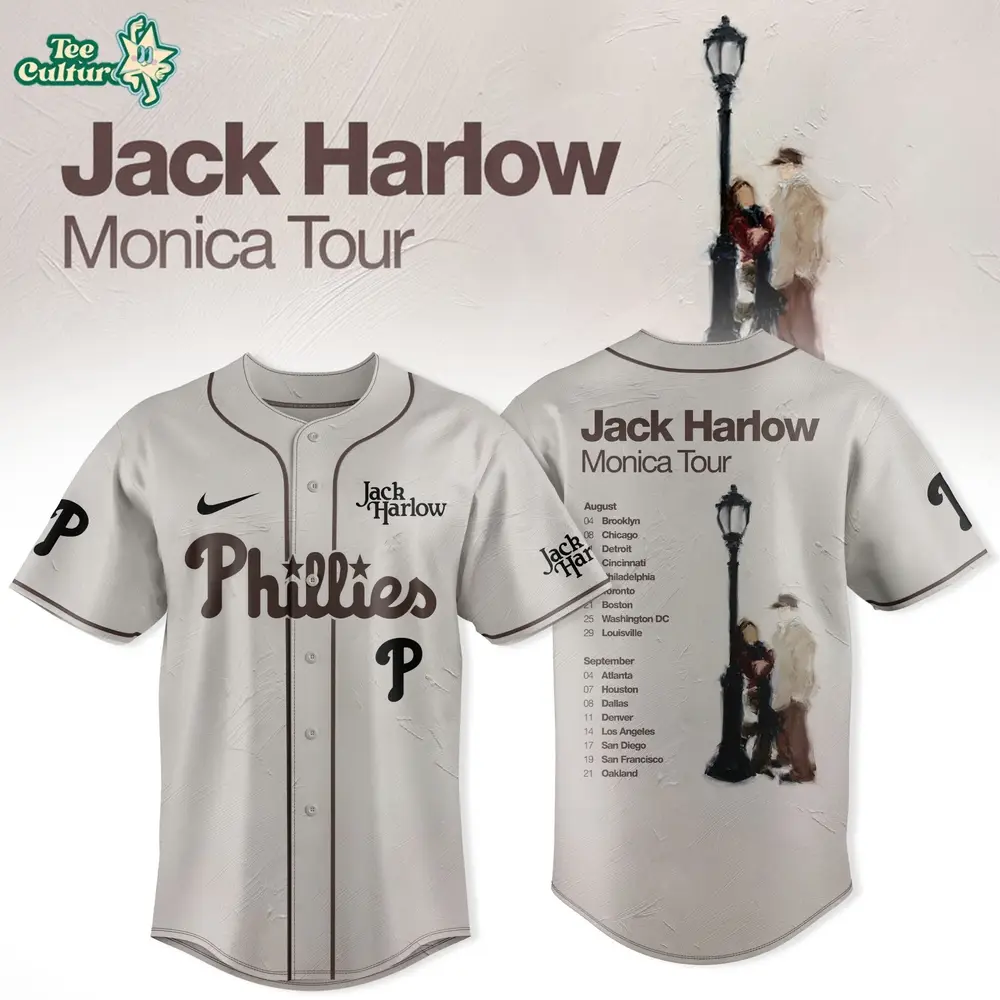 Jack Harlow “Monica Tour” x Baseball Limited Merch
