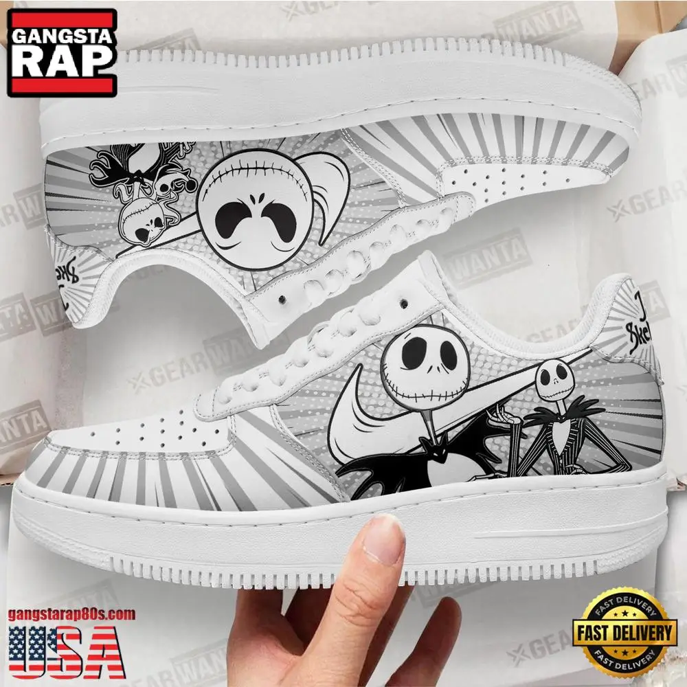 Jack Skellington Air Force 1 Shoes Sneakers