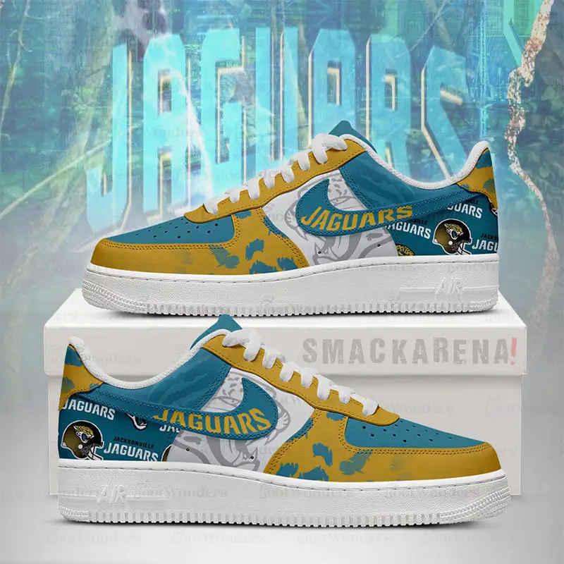 Jacksonville Jaguars Air Force 1 Shoes - NFL Fan Edition | EJ82