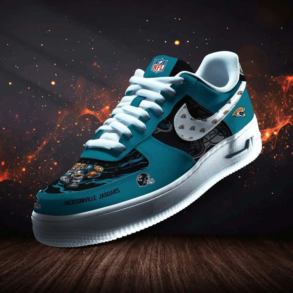 Jacksonville Jaguars Personalized Version 4 AF1 Shoes
