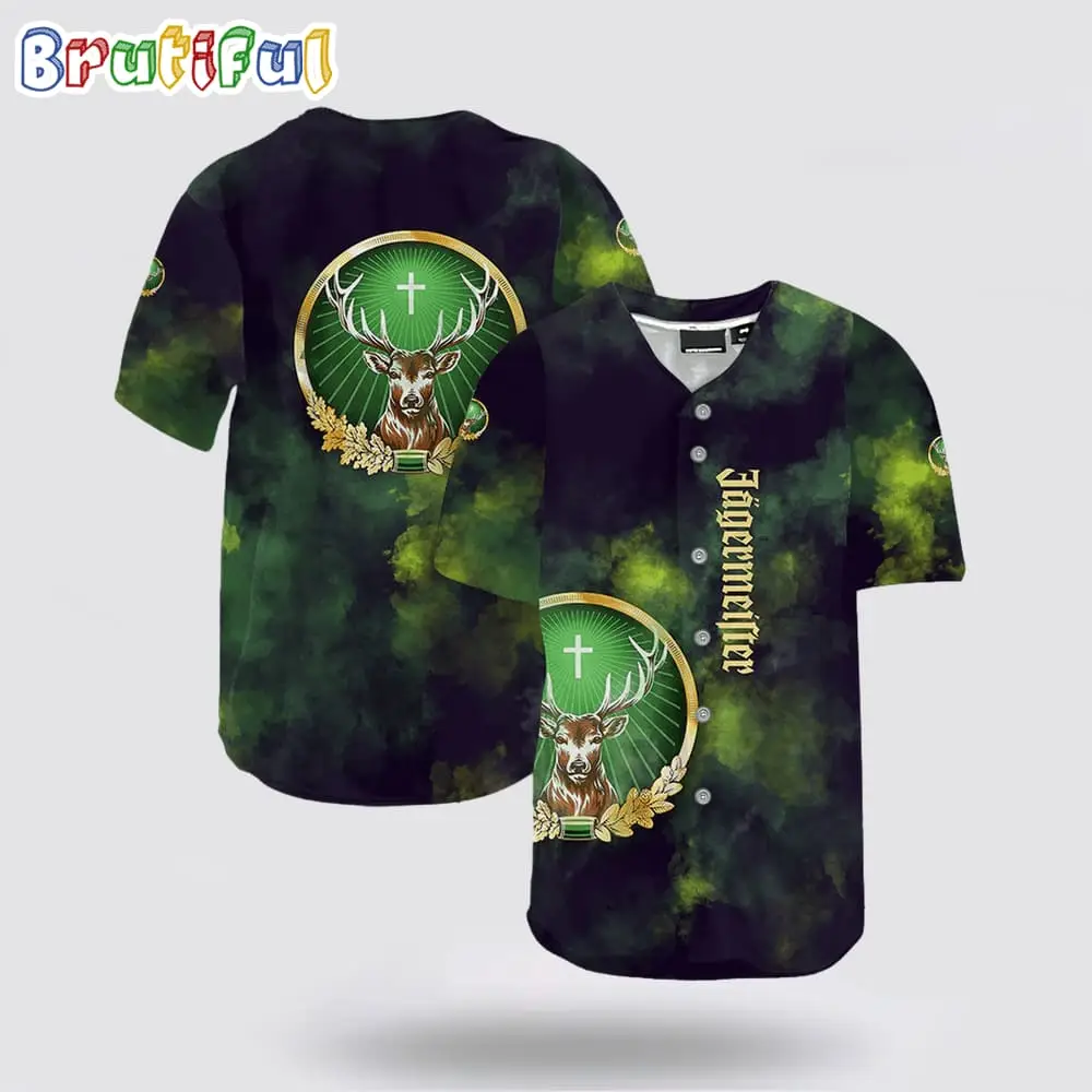 Jagermeister Colorful Smoke Baseball Jersey