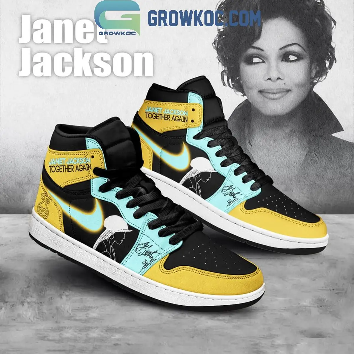 Janet Jackson Together Again Air Jordan 1 Shoes