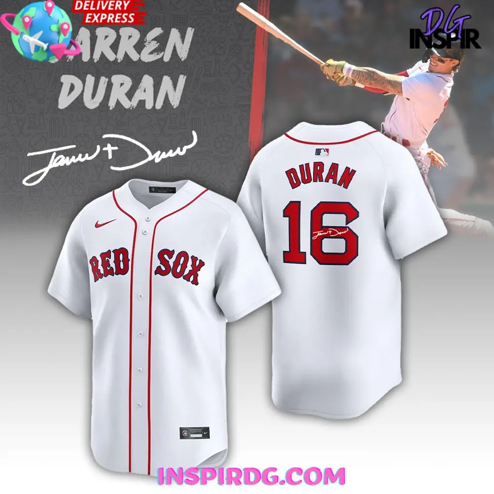 Jarren Duran Boston Red Sox Signed 2024 Baseball Jersey