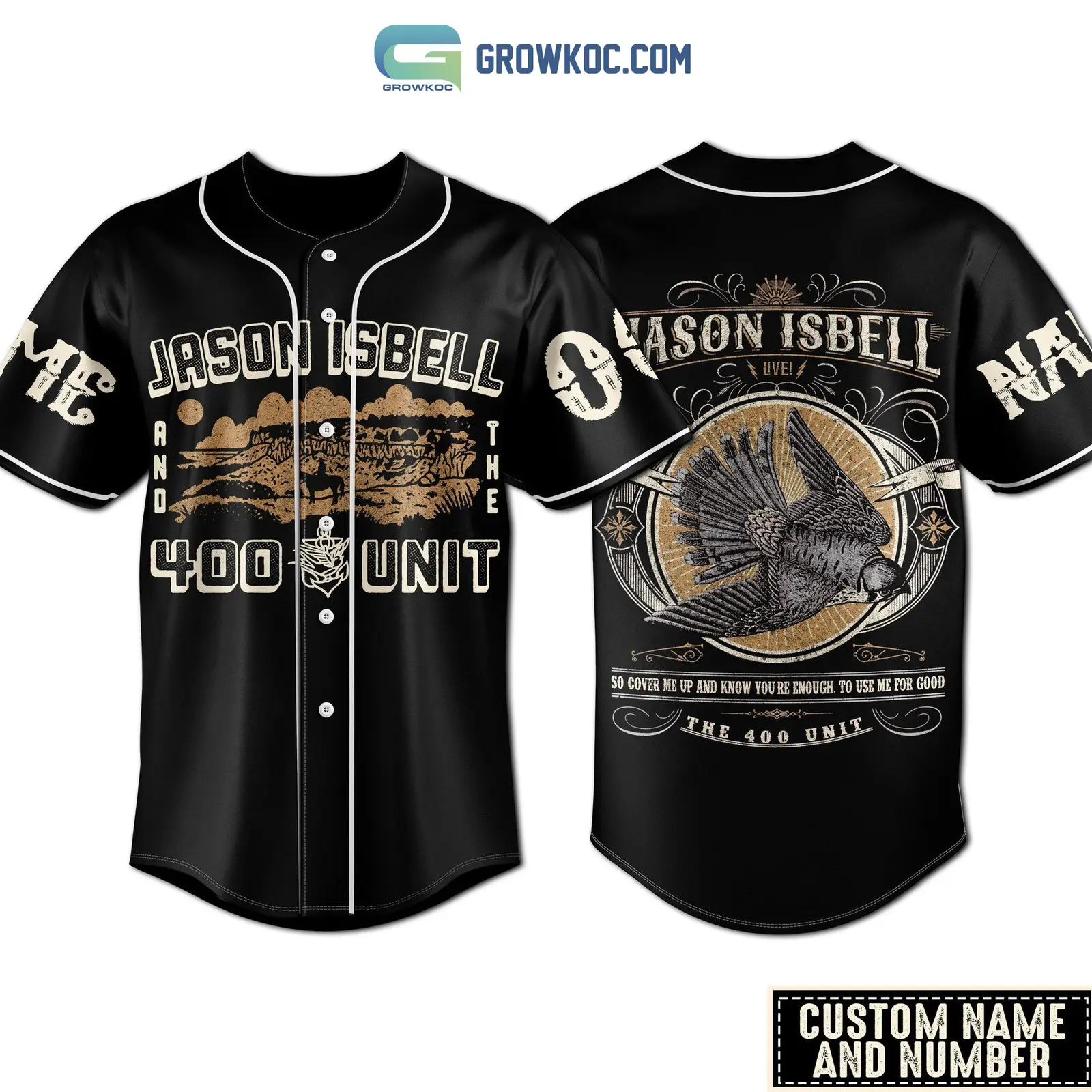 Jason Isbell The 400 Unit Personalized Baseball Jersey