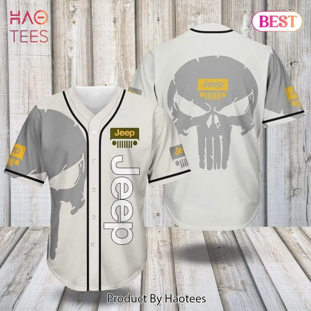 Jeep Baseball Jersey – Stylish Skull Graphic, Premium Quality, Limited Edition