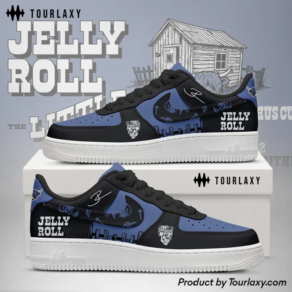 Jelly Roll Little Ass Tour 2026 Air Force 1 Shoes 