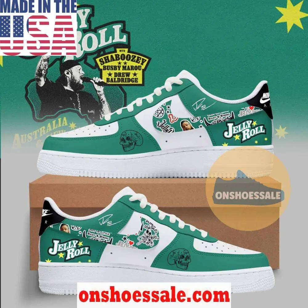 Jelly Roll The Down Under 2025 Air Force 1 Shoes, Gift For Fans - Best Gift Shoes