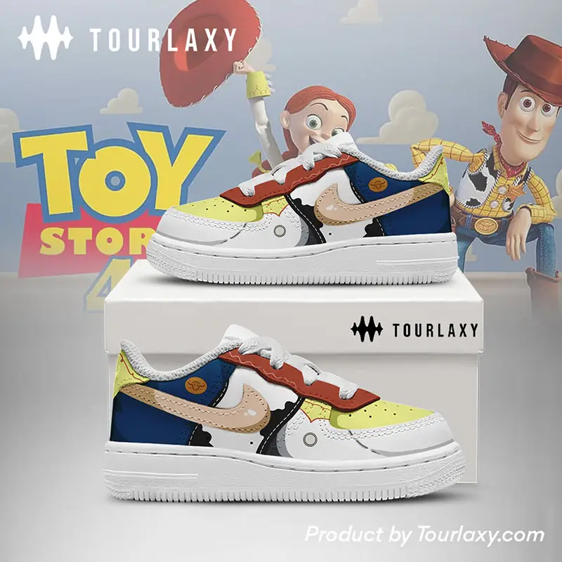 Jessie Toy Story Air Force 1 Shoes for Kid and Adults 