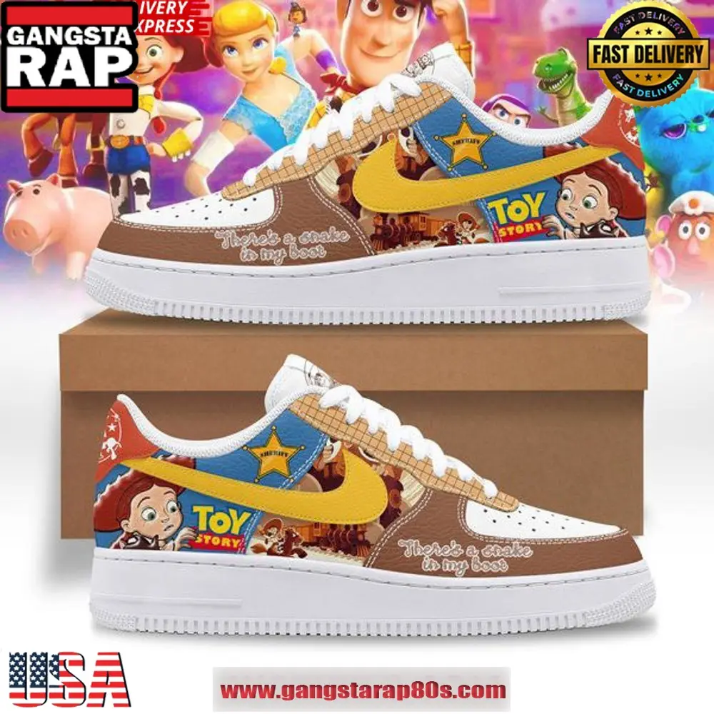 Jessie Toy Story Limited Editon Air Force 1 Sneakers Shoes