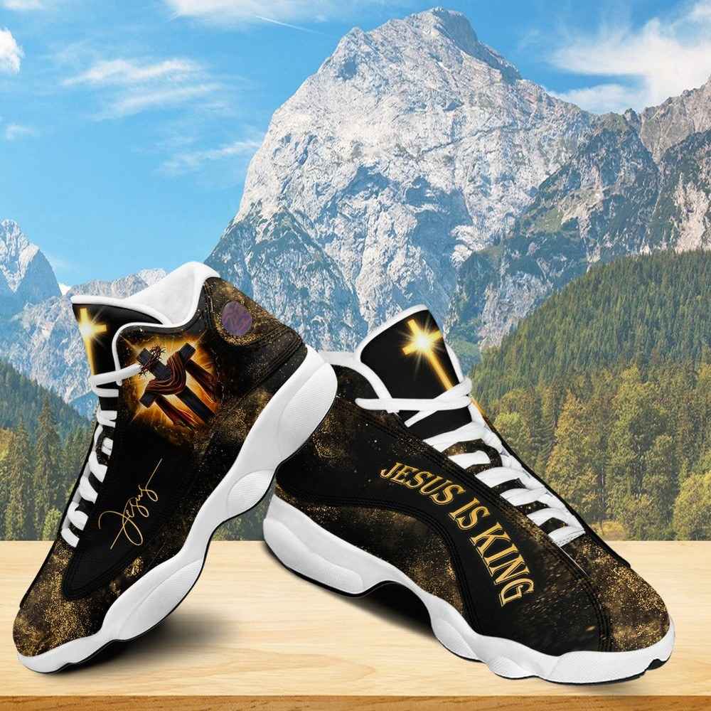 Jesus Cross Jesus Is King JD13 Shoes