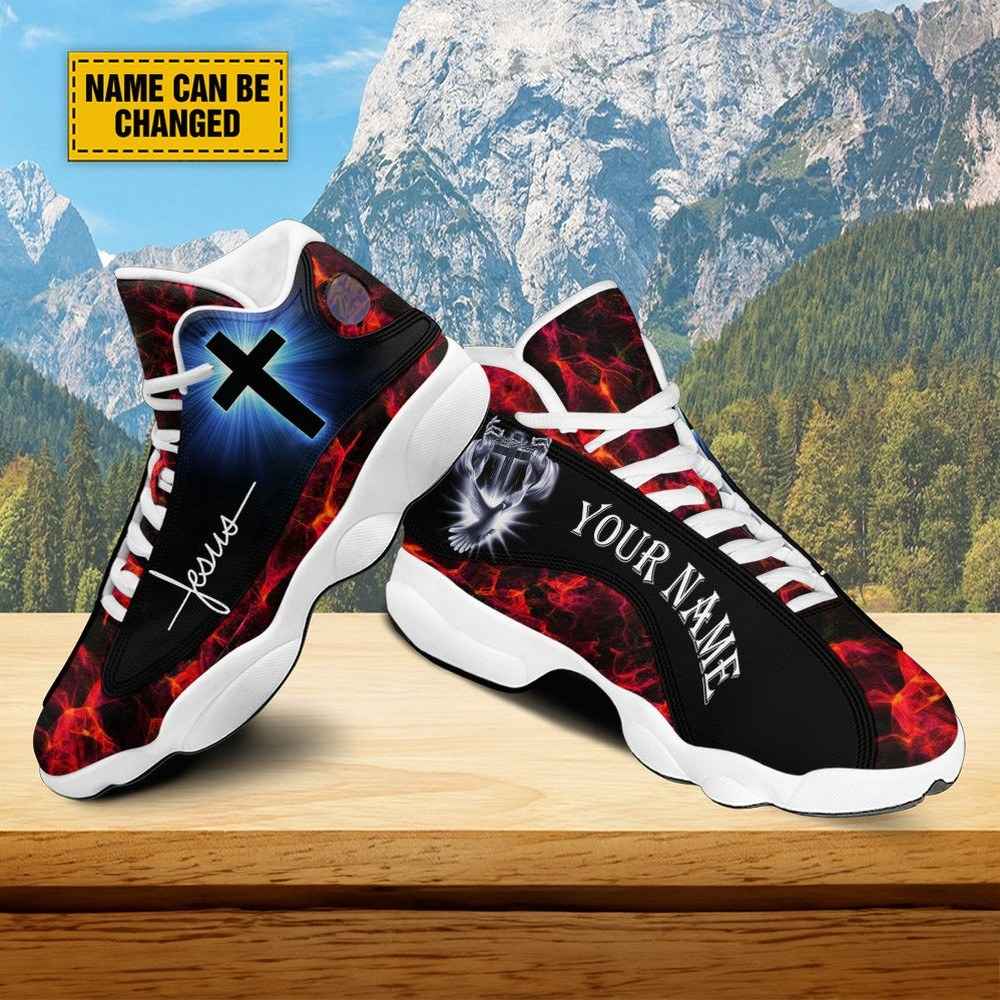 Jesus Cross Personalized Christian JD13 Shoes