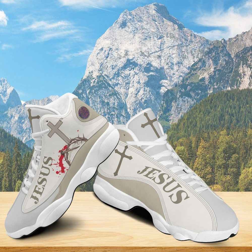 Jesus Crown Rose Walk By Faith JD13 Shoes
