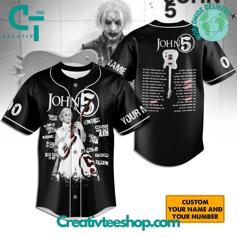 John 5 Baseball Jersey John 5 Baseball Jersey - Image 1