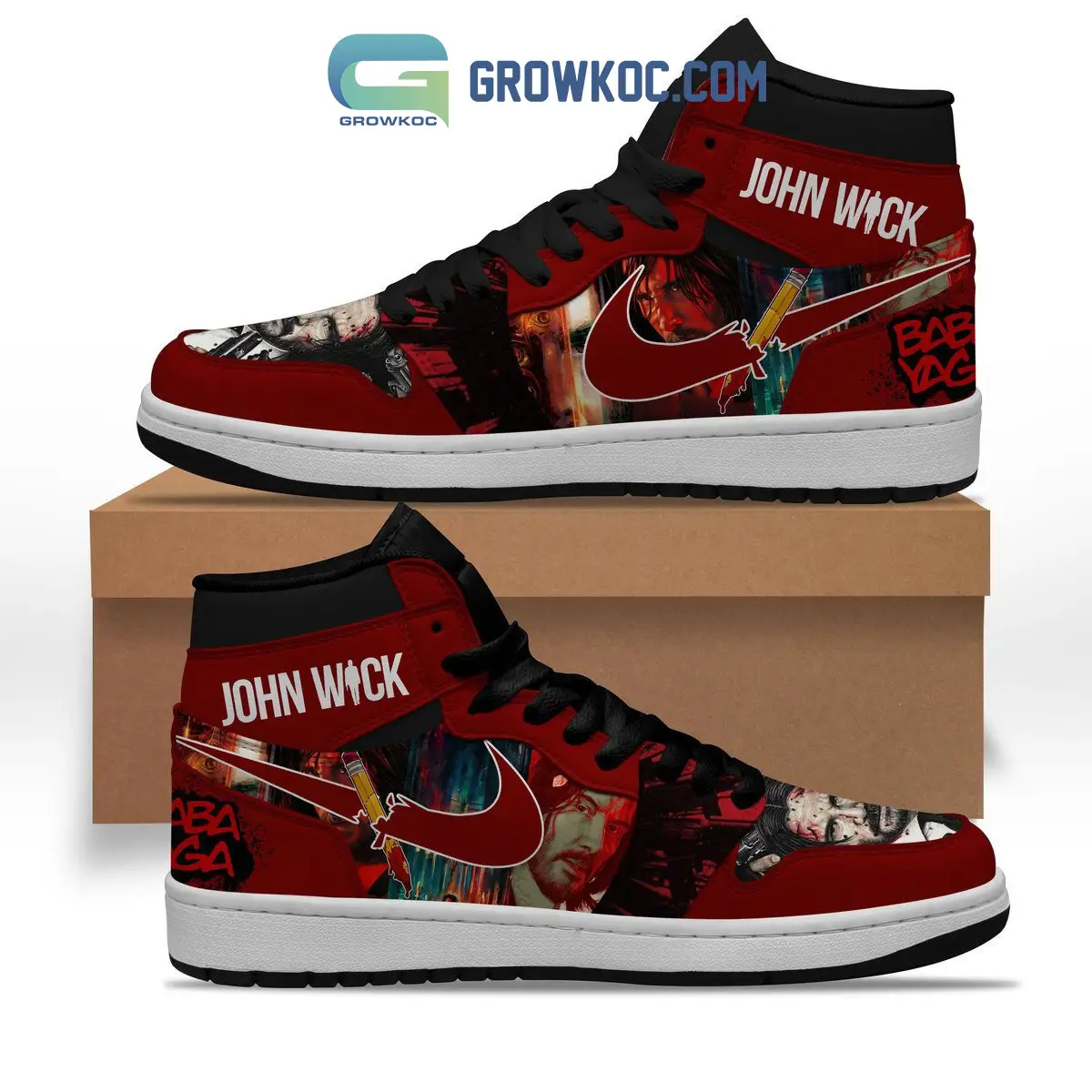 John Wick Baba Yaga Air Jordan 1 Shoes