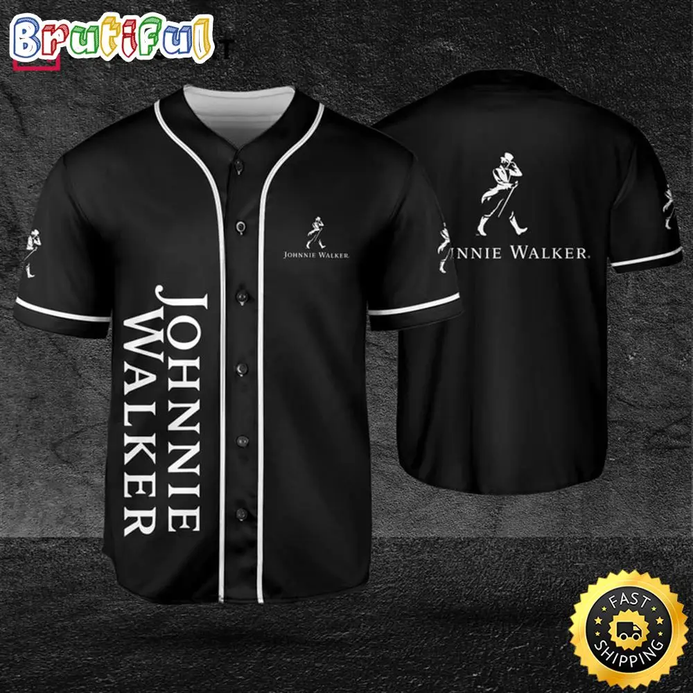 Johnnie Walker Black Beer Lovers Baseball Jersey