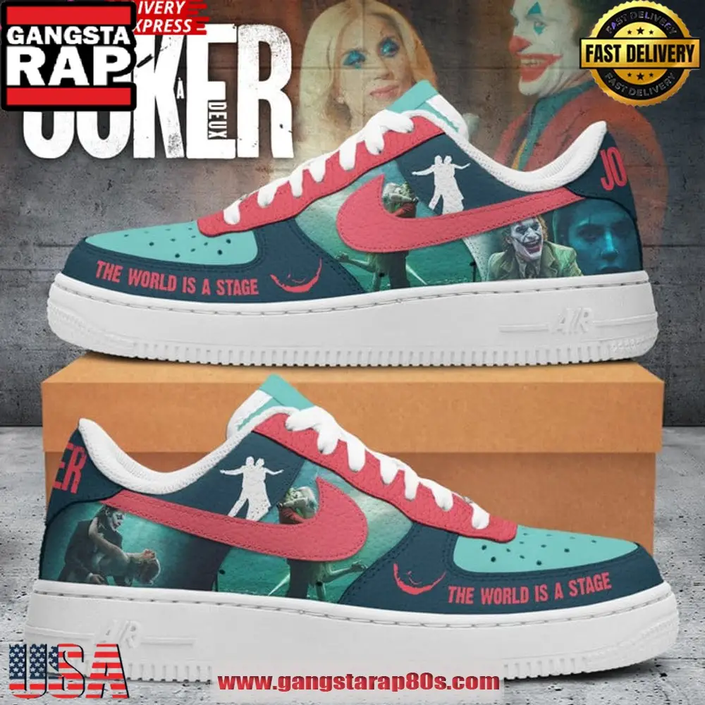Joker Folie à Deux Limited Edition Air Force 1 Sneakers Shoes