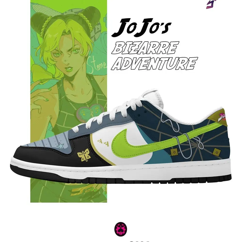 Jolyne Cujoh V.2 Limited Low Top Sneakers Jolyne Cujoh V.2 Limited Low Top Sneakers - Image 1