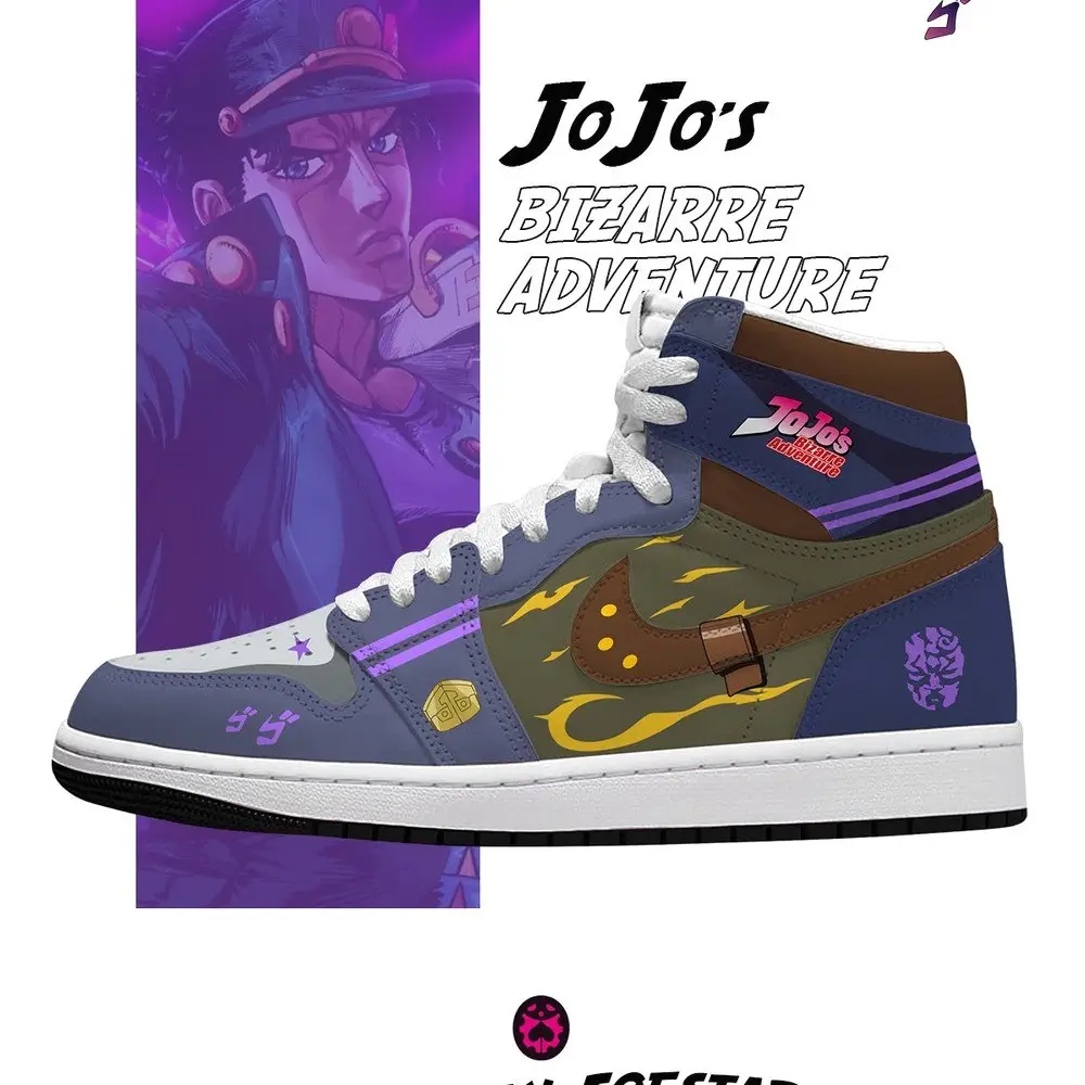 Jonathan Joestar Custom High Top Sneakers Jonathan Joestar Custom High Top Sneakers - Image 1
