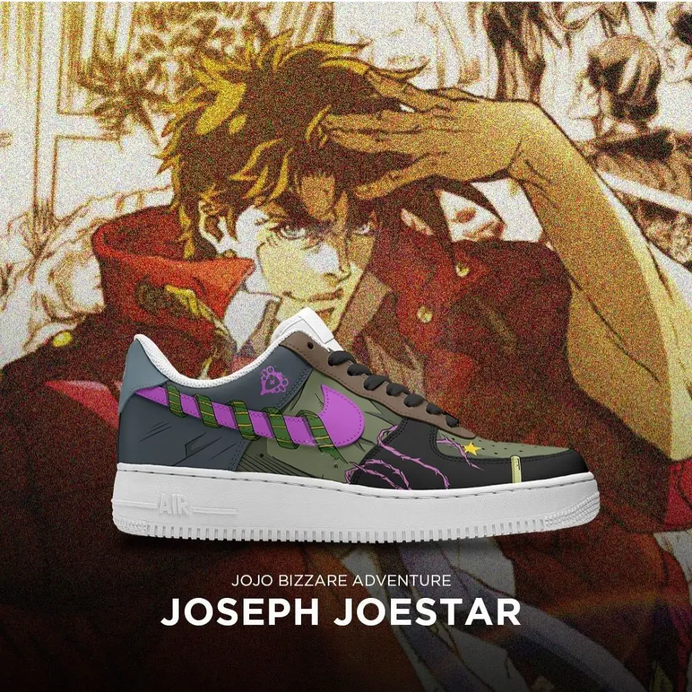 Joseph Joestar Jojo's Bizarre Adventure Low Top Shoes
