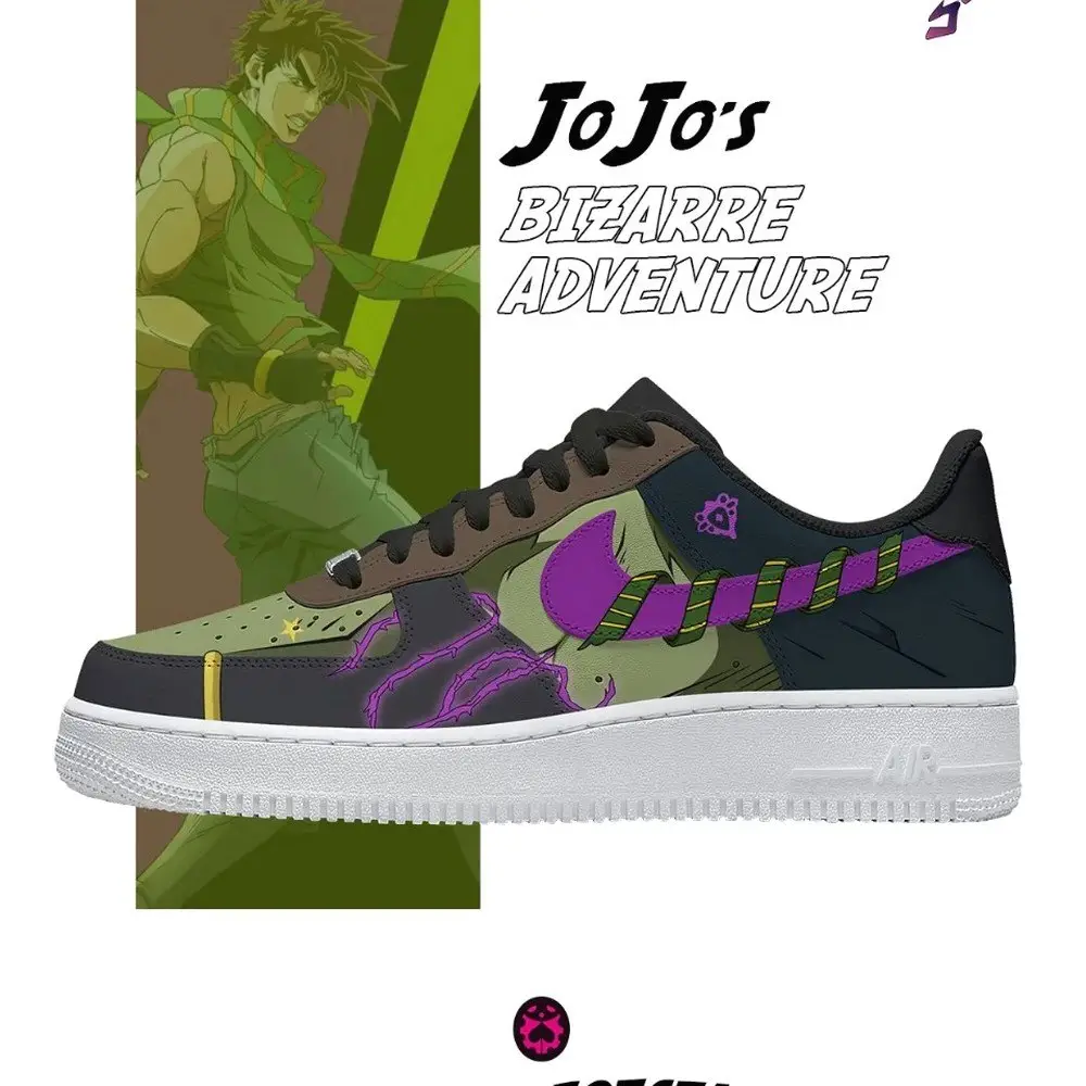 Joseph Joestar Jojo's Bizarre Adventure Low Top Shoes