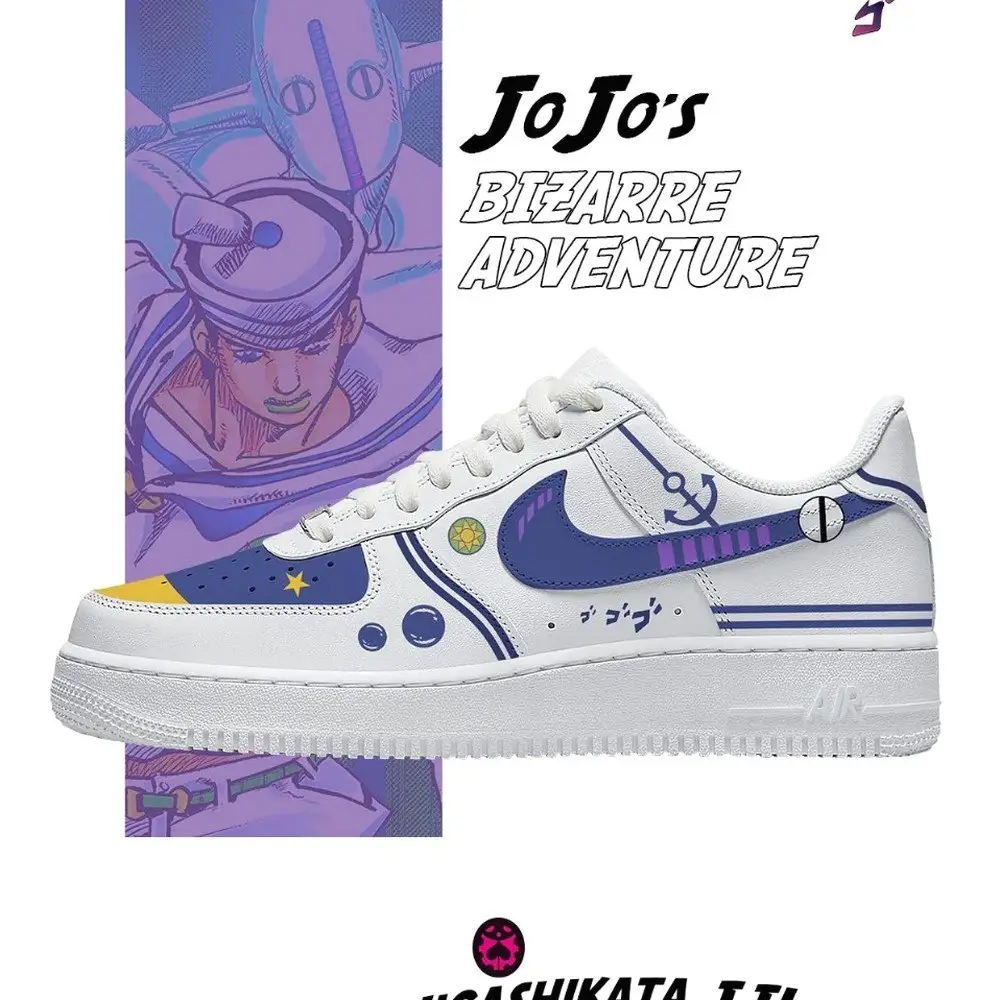 Josuke Higashikata JJL Jojo's Bizarre Adventure Low Top Shoes