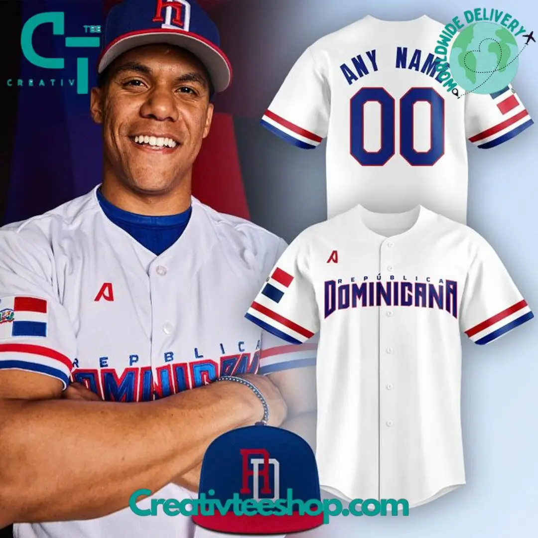 Juan Soto Team Dominican Republic In The 2026 World Baseball Classic Personalized Jersey