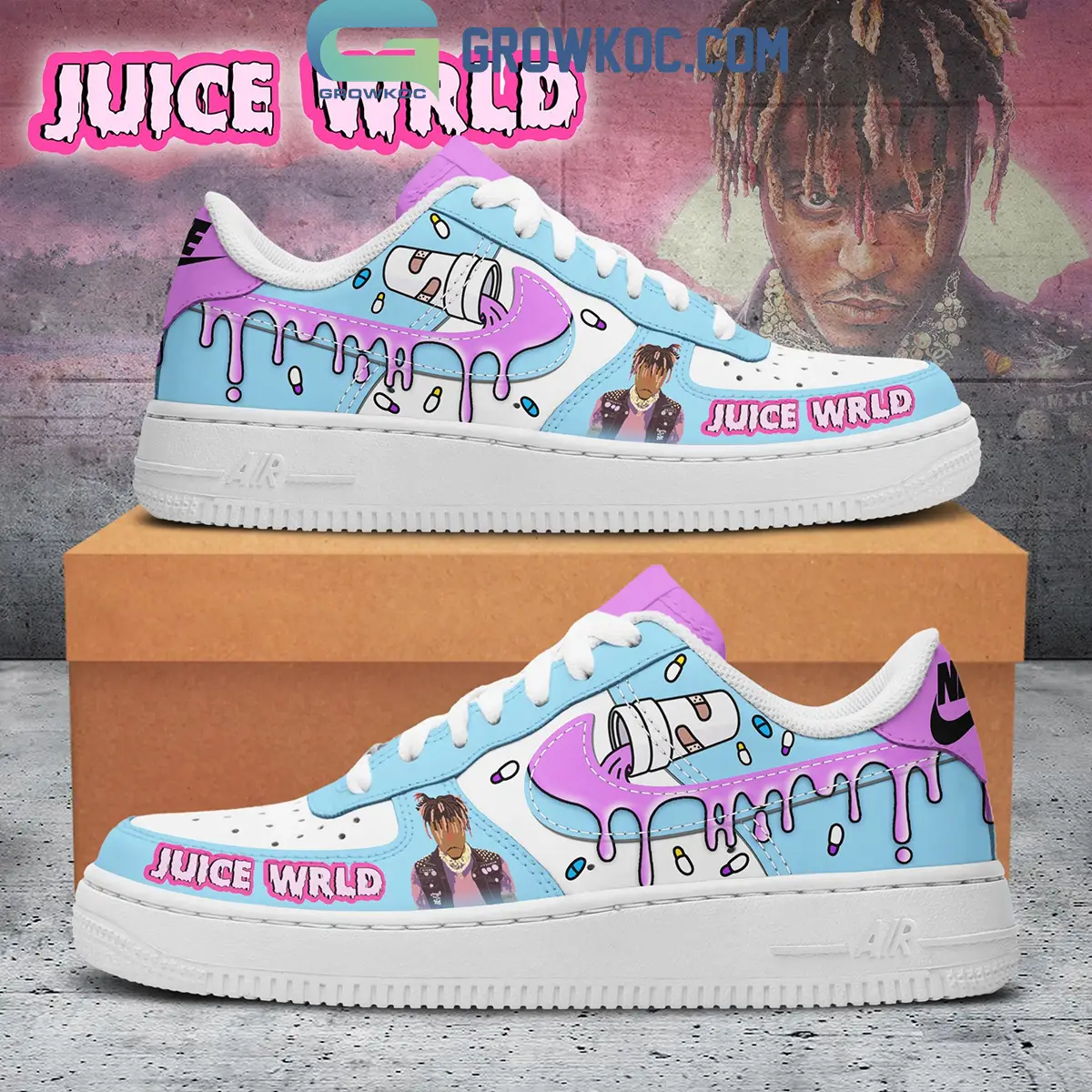 Juice WRLD All Girls Are The Same Air Force 1 Shoes